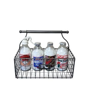 Set of 4 Vintage Cereal Milk Drink‎ Bottles Kellogg's Mars Smashing Value